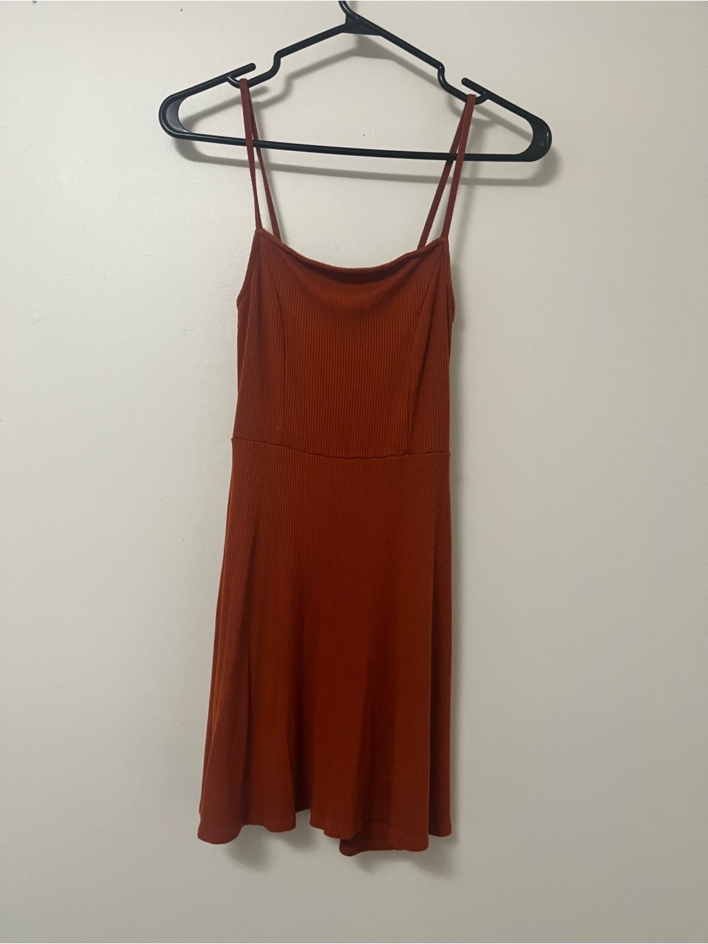 Forever 21 Rust Spaghetti Strap Mini Dress